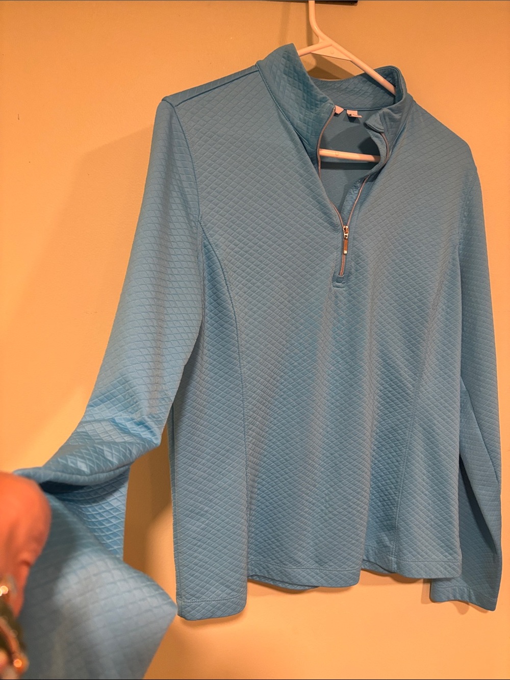 Lady Hagen Essentials Light Blue Golf Polo - M